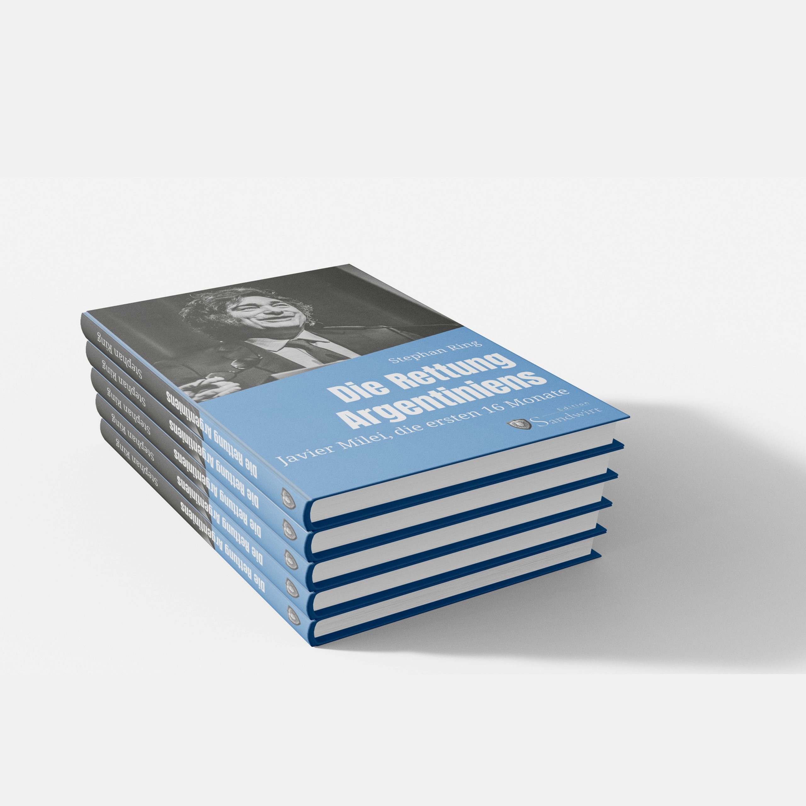 Stephan Ring - Die Rettung Argentiniens Mockup Stapel