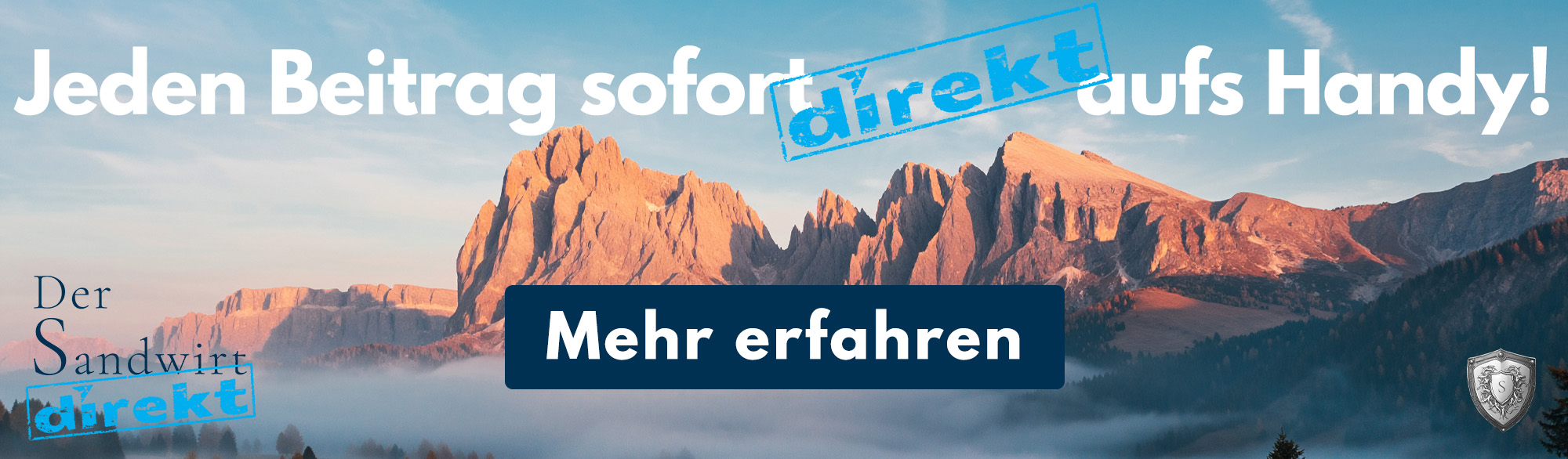 Sandwirt Direkt abonnieren Banner 6
